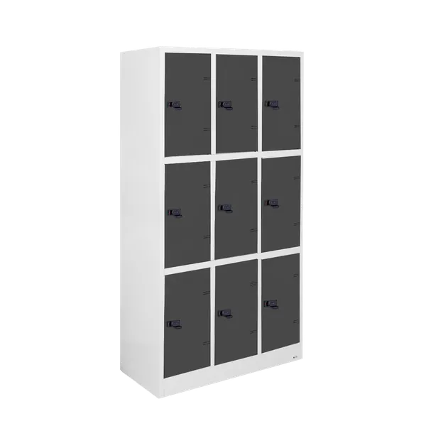 KOL 9-Door Locker Cabinet with combination Keys per Compartment