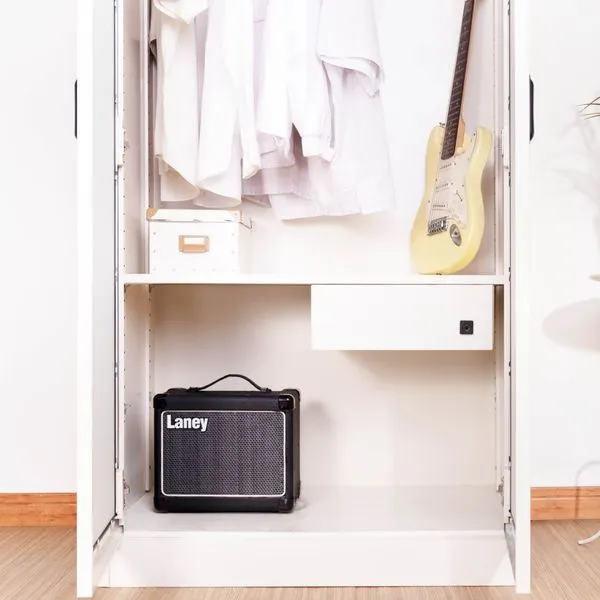 Drawers for wardrobes with fingerprint locks