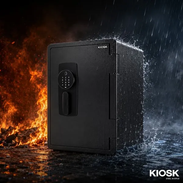 ตู้เซฟกันไฟกันน้ำ KIOSK รุ่น SA-2096LBT ระบบสแกนลายนิ้วมือ