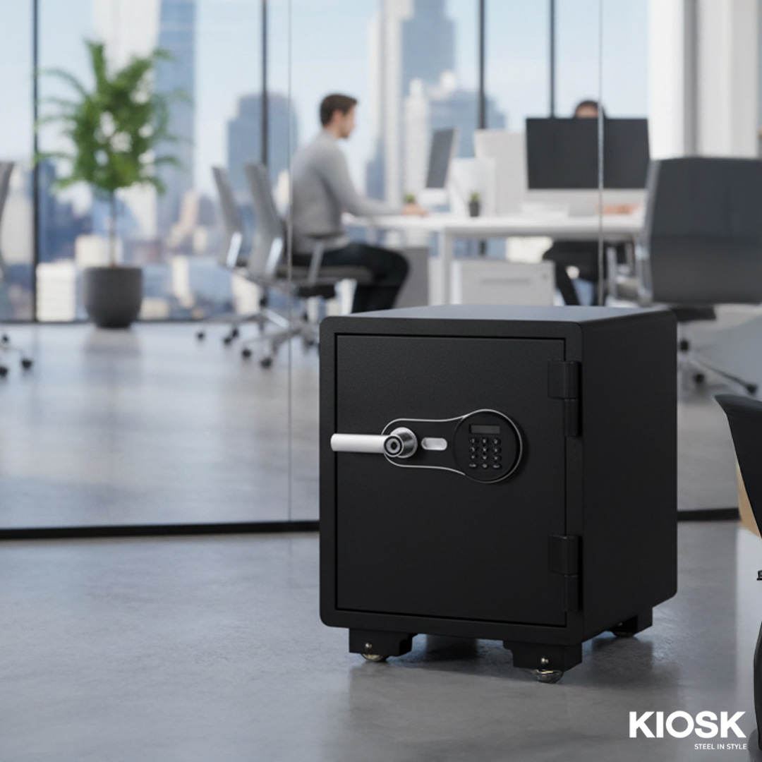 ตู้เซฟกันไฟ 74กก. ระบบแสกนลายนิ้วมือ และรหัสดิจิตอล