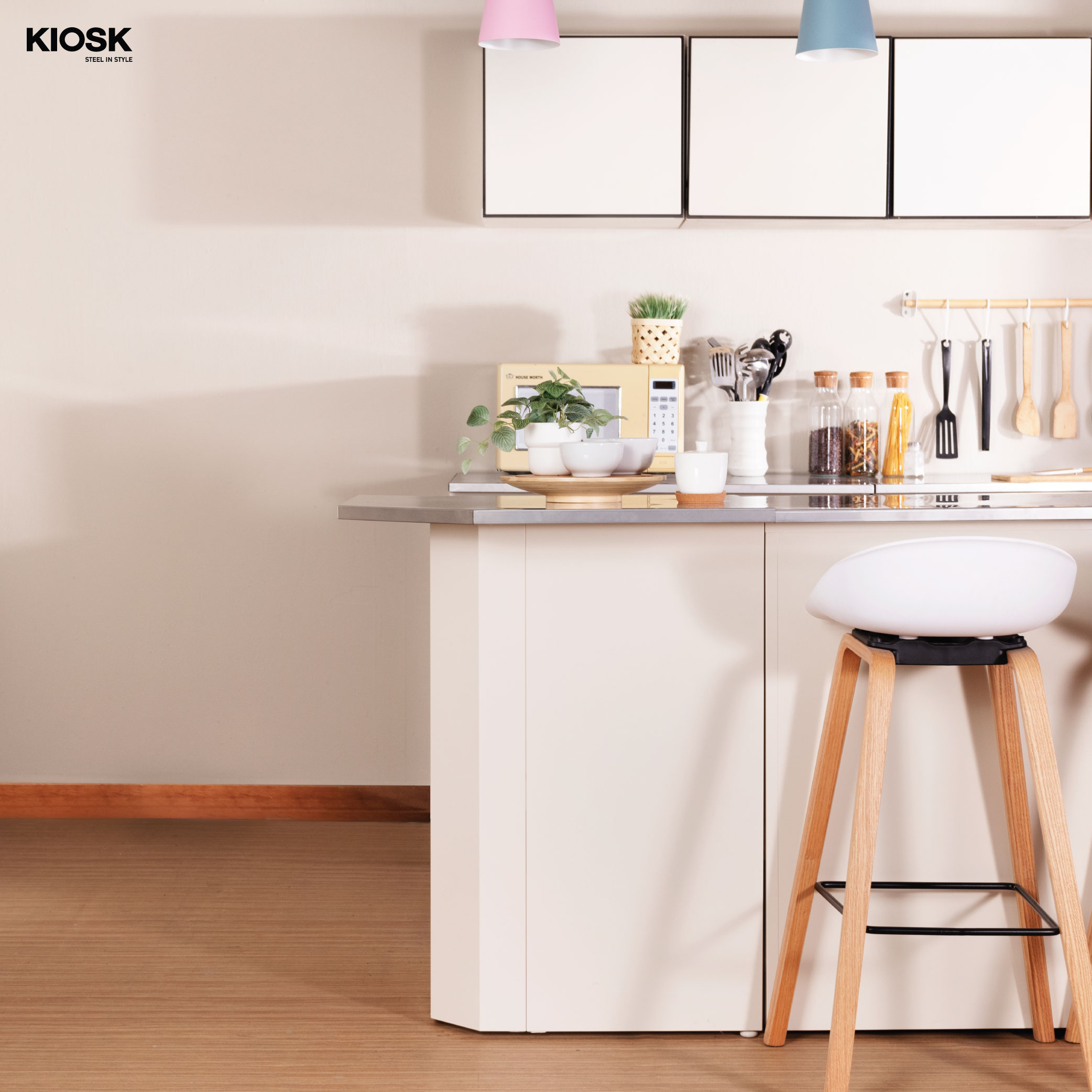 DOBBEL corner kitchen cabinet - Counter Top collection