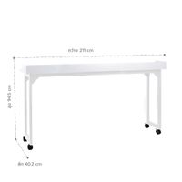 Overbed Table with Wheels for king size Beds-7