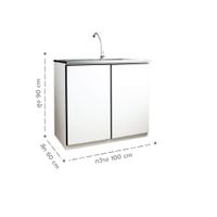 Sink cabinet (Free! faucet)-8