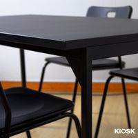 KIOSK Steel Top Dining Table 150x80x70 cm-2