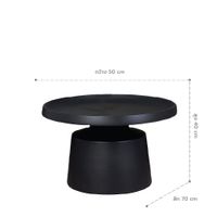 LUMO Coffee Table Diameter 70 cmx H40 cm-3