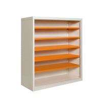 MAX Steel Shoe Cabinet - 6 Tiers, Adjustable Shelves-4