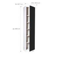 High cabinet-open door 40.7cm depth-10