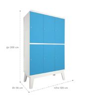 PUNTO Locker 6 doors-4