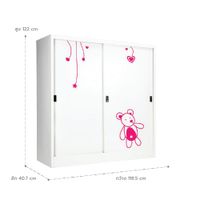 Sliding pattern baby wardrobe-6
