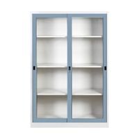 120 cm. Lemari Pintu Kaca Geser - Cupboard-1