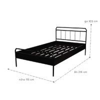 Trim Steel Bed 3.5 fts.-9