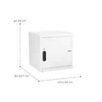 KIOSK Uni-box steel door 1 Removable Shelf Lock Options-3