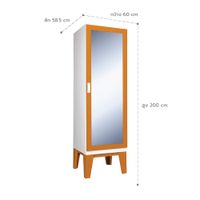 Lemari Pakaian Pintu Kaca - Ropa-6