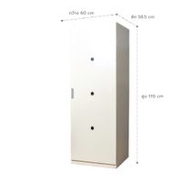UV-C ပိုးသတ်ဗီဒို (စတီးတံခါးနှင့်) WDC-01UV-10