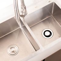 Kitchen Cabinet with 2 bowl stainless sink ( SUS 304 grade)-2