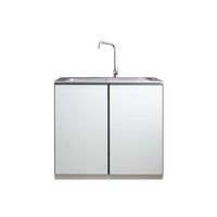Kitchen Cabinet dengan 2 wadah stainless sink ( SUS 304 grade)-7