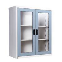 2 glass door book cabinet - 40cm. Depth-2