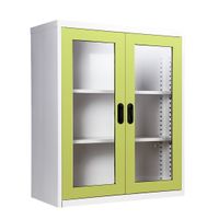 2 glass door book cabinet - 40cm. Depth-3