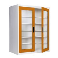 Shoe cabinet -Glass door in 40.7 cm depth-13