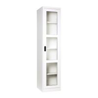 High cabinet -open glass door with 40.7 cm. depth-3