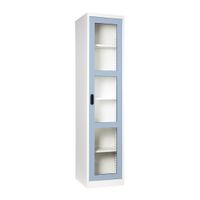 High cabinet -open glass door with 40.7 cm. depth-4