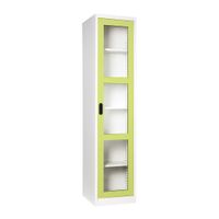 High cabinet -open glass door with 40.7 cm. depth-5