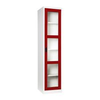 High cabinet -open glass door with 40.7 cm. depth-8