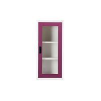 1 open glass door Book cabinet-5