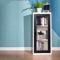 1 open glass door Book cabinet-2