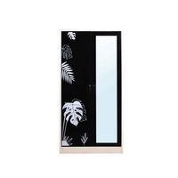 Open door-capsule handle mirror wardrobe-Monsterla graphic-1