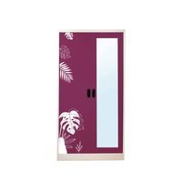 Open door-capsule handle mirror wardrobe-Monsterla graphic-9