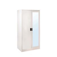 Open door-capsule handle mirror wardrobe-3