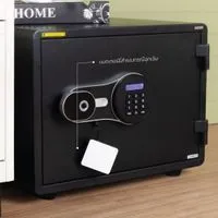 Fireproof safe with fingerprint  and digital code system,  46kg. -Horizontal-1