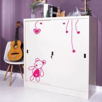 Sliding pattern baby wardrobe