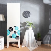  Ropa wardrobe Solid open door with pattern