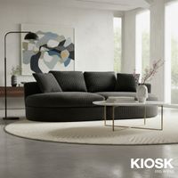 โซฟา Love Seat 2 ที่นั่ง กำมะหยี่หรู ฟองน้ำหนาแน่นสูง (30 Density)-3